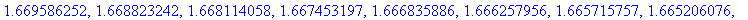 2., 1.875000000, 1.810699588, 1.774291992, 1.751113...